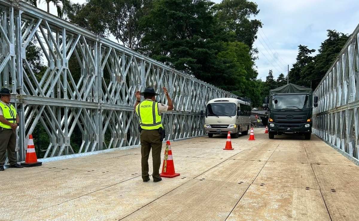 Estas son las restricciones para el uso del puente temporal en ruta al ...