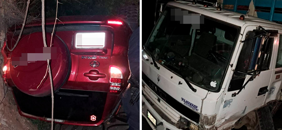 Reportan doble colisión en El Progreso