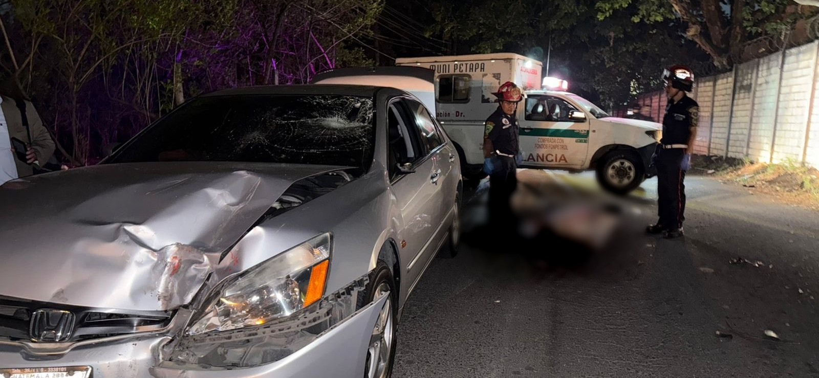Motorista sufre fatal accidente en zona 6 de Villa Nueva