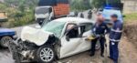 Fuerte accidente deja a tres personas heridas en la ruta Interamericana