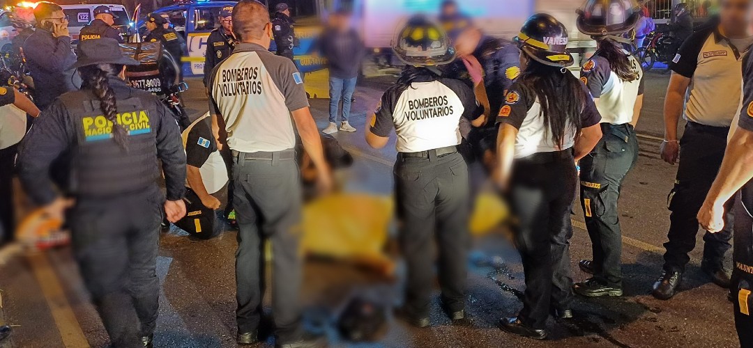 Ataque armado deja a motorista fallecido en la Calzada Roosevelt