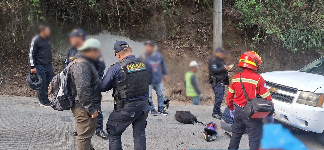 Identifican al motorista atacado a balazos en la zona 16