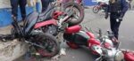 Dos motoristas heridos tras colisionar en Villa Nueva
