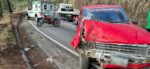 Fuerte colisión de pickup en Quiché dejó a tres personas heridas