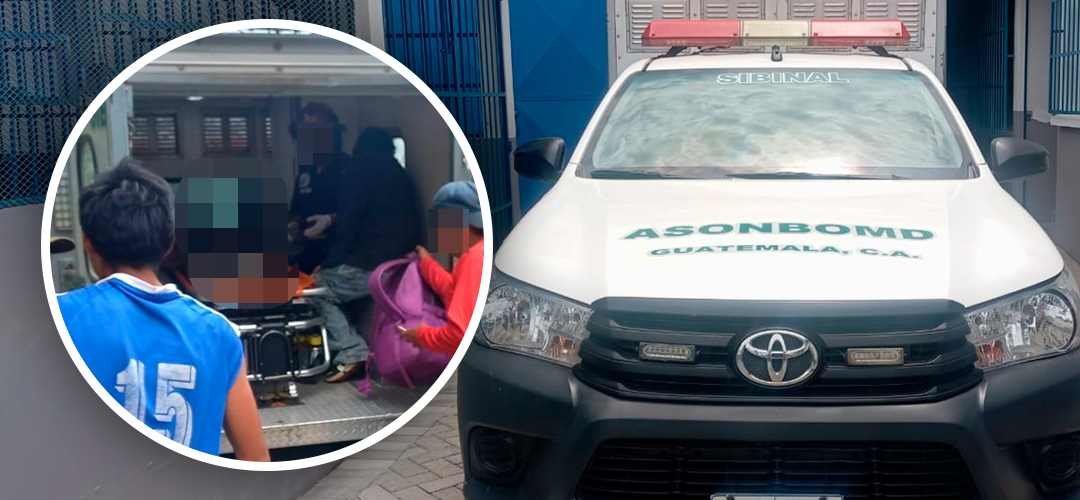 Accidente en motocicleta deja 3 personas heridas