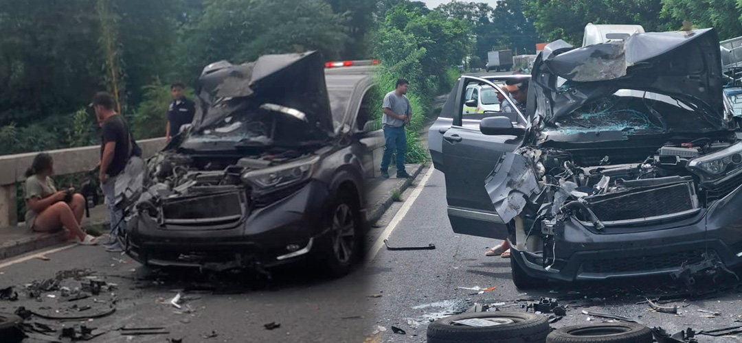 Accidente de tránsito en la ruta a San Antonio Suchitepéquez