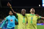 Así fue el impresionante golazo de Vinícius ante Paraguay