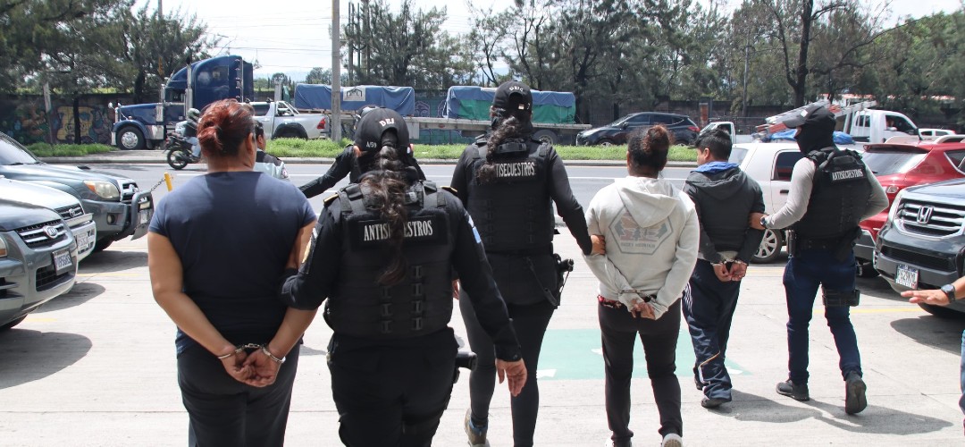 PNC captura a secuestradores y rescata a una mujer