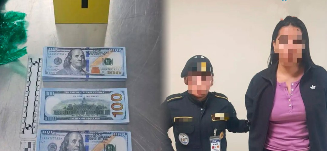 Ciudadana colombiana transportaba fuerte suma de dinero