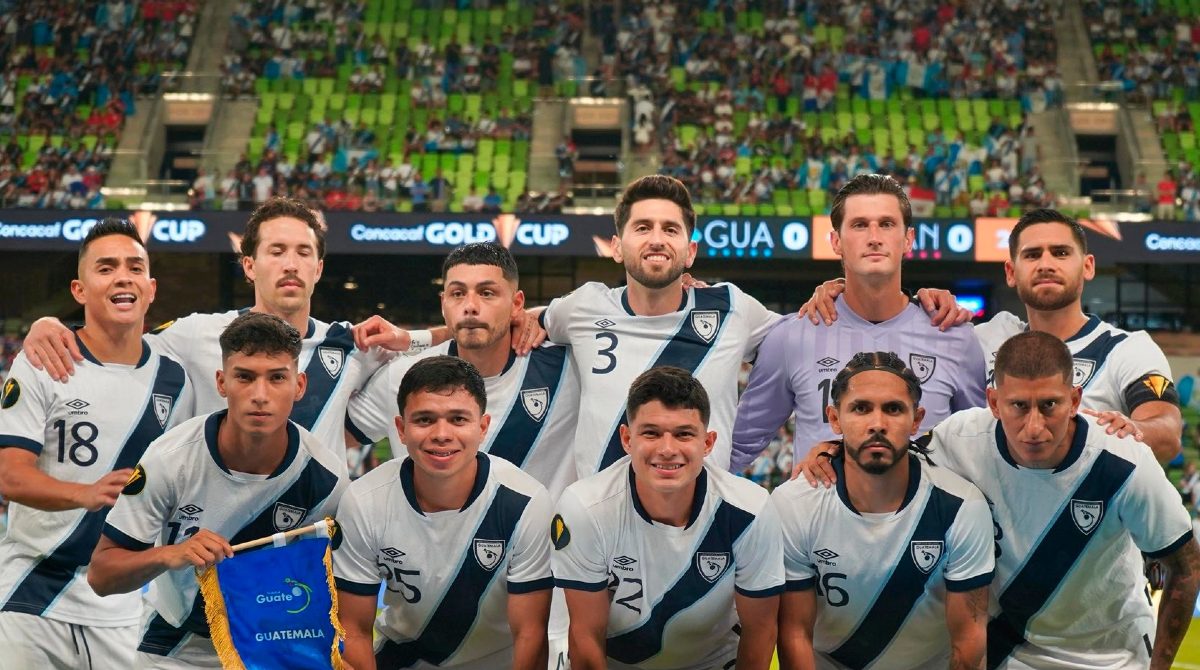 Así alinea Guatemala frente a Guadalupe por la Copa Oro 2025