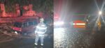 Rescatan a cuatro menores y dos adultos de un microbús arrastrado por una correntada