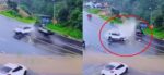 Así fue el aparatoso accidente en la ruta Interamericana (VIDEO)