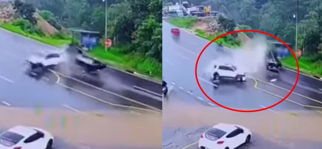 Así fue el aparatoso accidente en la ruta Interamericana (VIDEO)