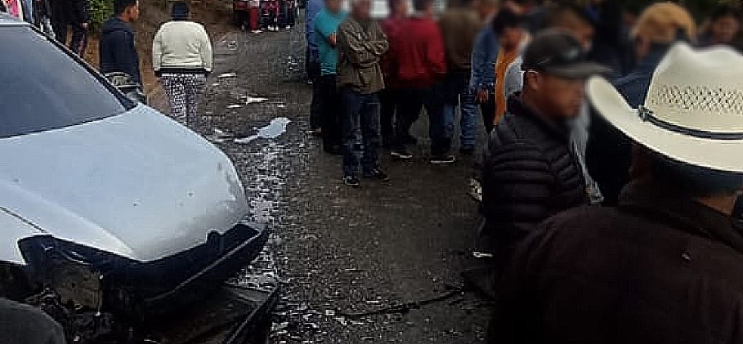 Fuerte colisión se registra en Huehuetenango