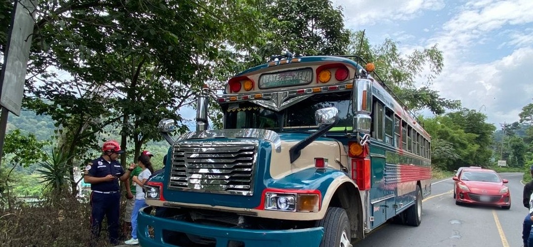 Asaltan a pasajeros en un bus en Retalhuleu