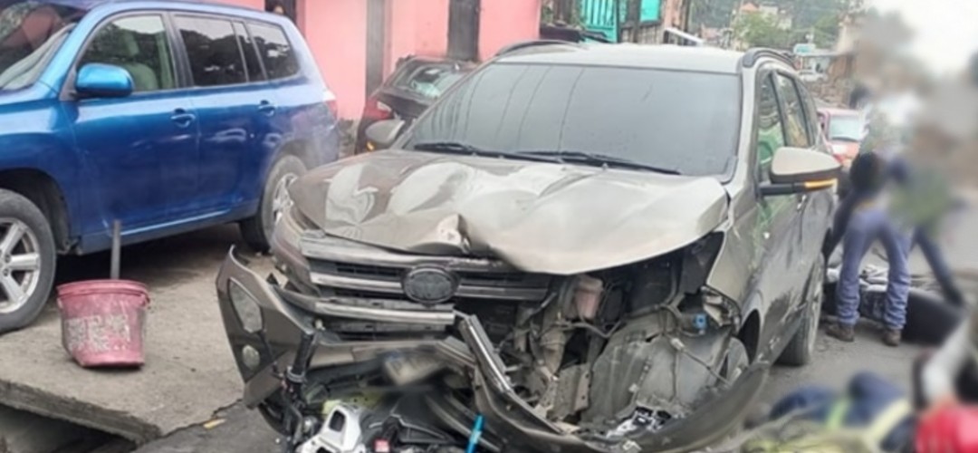 Múltiple colisión se registró en Villa Nueva