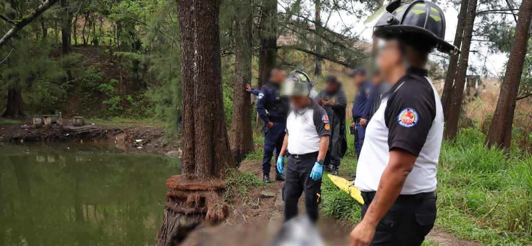 Cuerpo de mujer fue localizado sin vida en una laguna ubicada en la zona 18