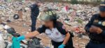 Localizan cuerpo sin vida envuelto en sábanas en vertedero de ruta al Pacífico