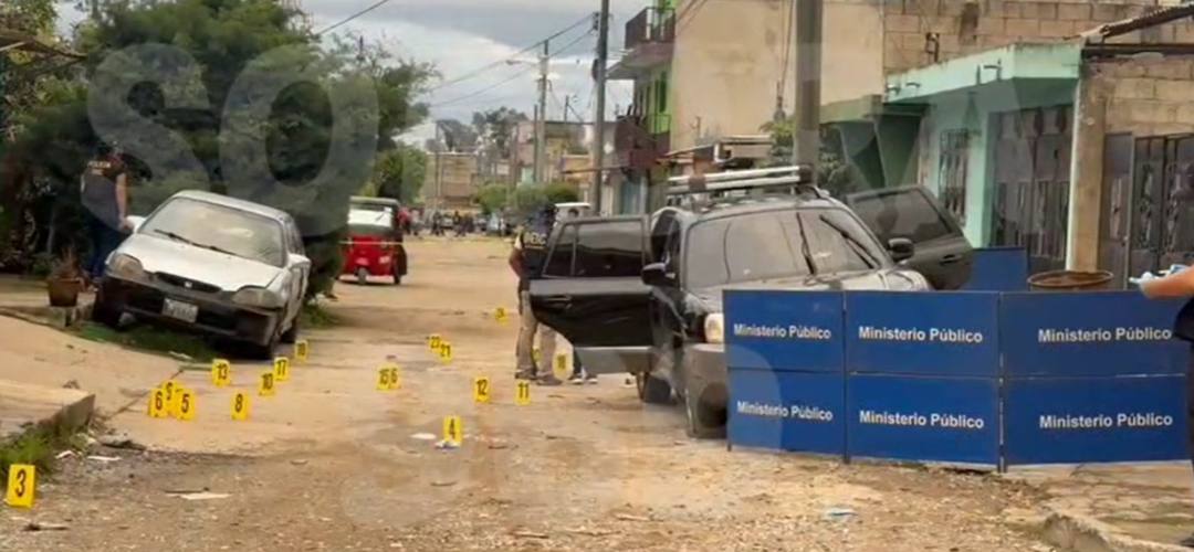Revelan identidad de las víctimas de intensa balacera en Ciudad Quetzal