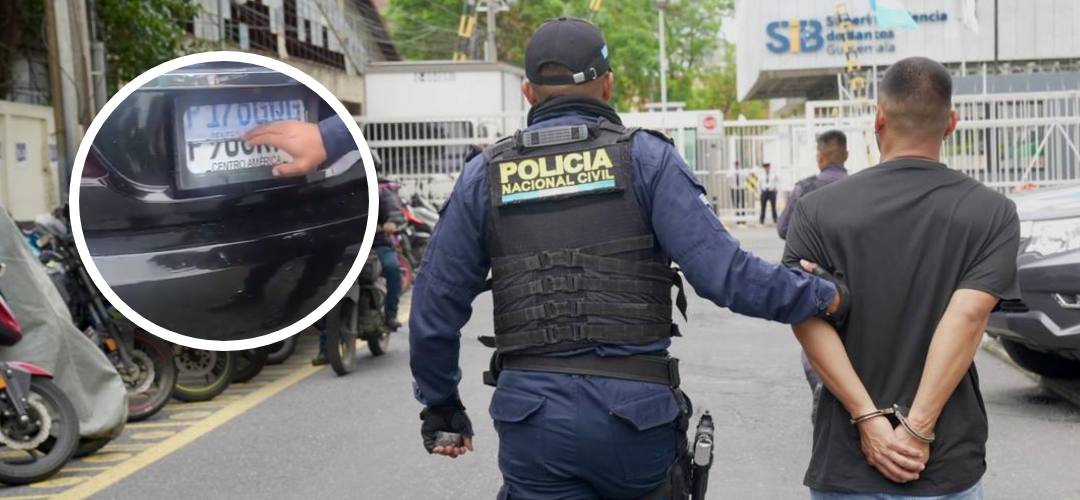 Detienen a conductor que usaba sistema electrónico para cambiar placas de vehículo