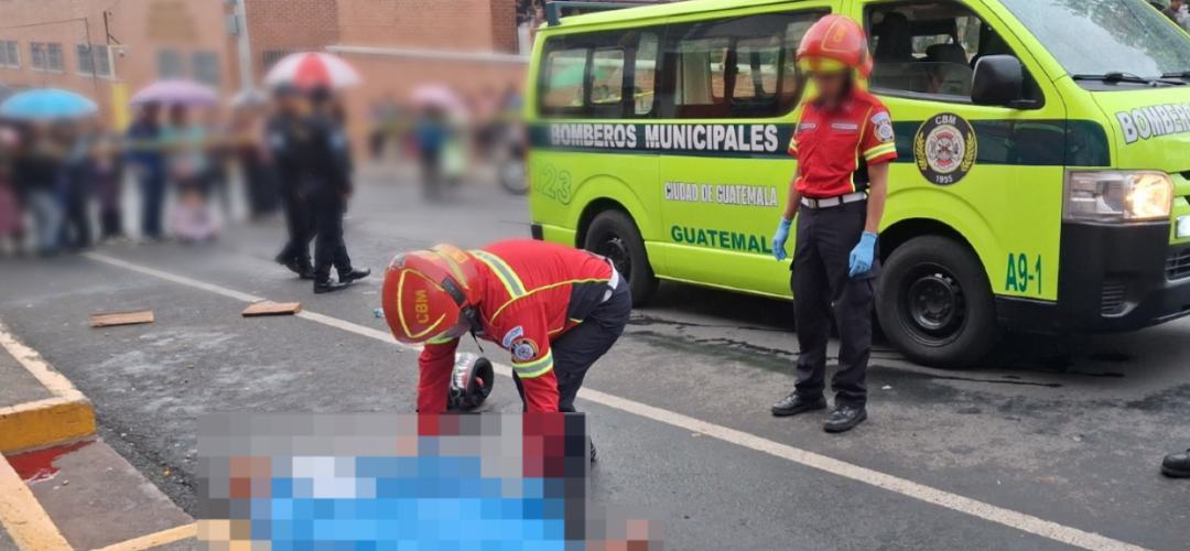 Violento ataque armado en Santa Catarina Pinula dejó un fallecido en plena vía pública