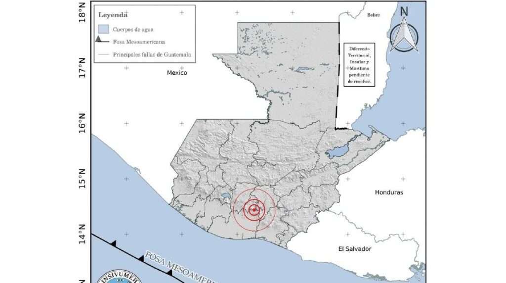 Recuento de sismos que sacudieron a Guatemala este martes 8 de julio