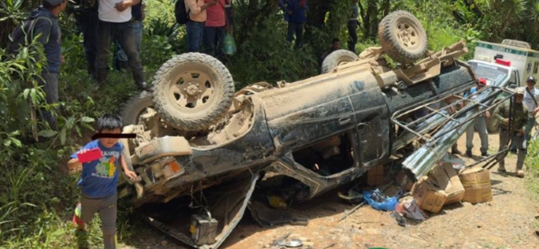 Accidente en Alta Verapaz deja 6 personas heridas