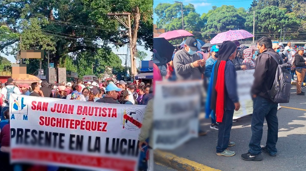 Estos son los puntos bloqueados por maestros del STEG durante este jueves