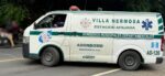 Motorista sufre fuerte accidente en zona 7 de San Miguel Petapa