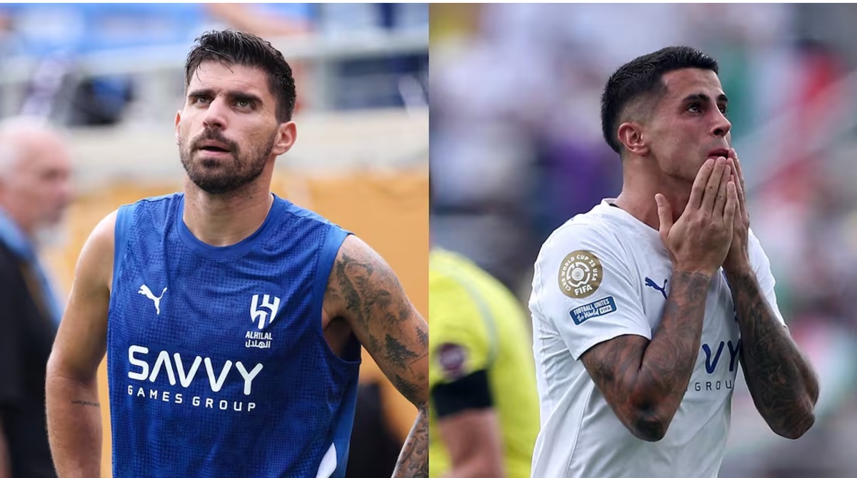 Las lágrimas de Rubén Neves y Joao Cancelo en el minuto de silencio por Diogo Jota