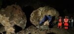 Piedra aplasta a tripulantes de pickup en la ruta hacia Sacatepéquez