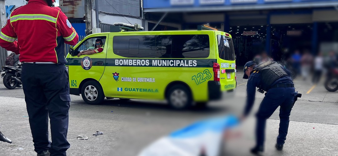 Ataque armado deja a persona fallecida y otra herida en zona 9