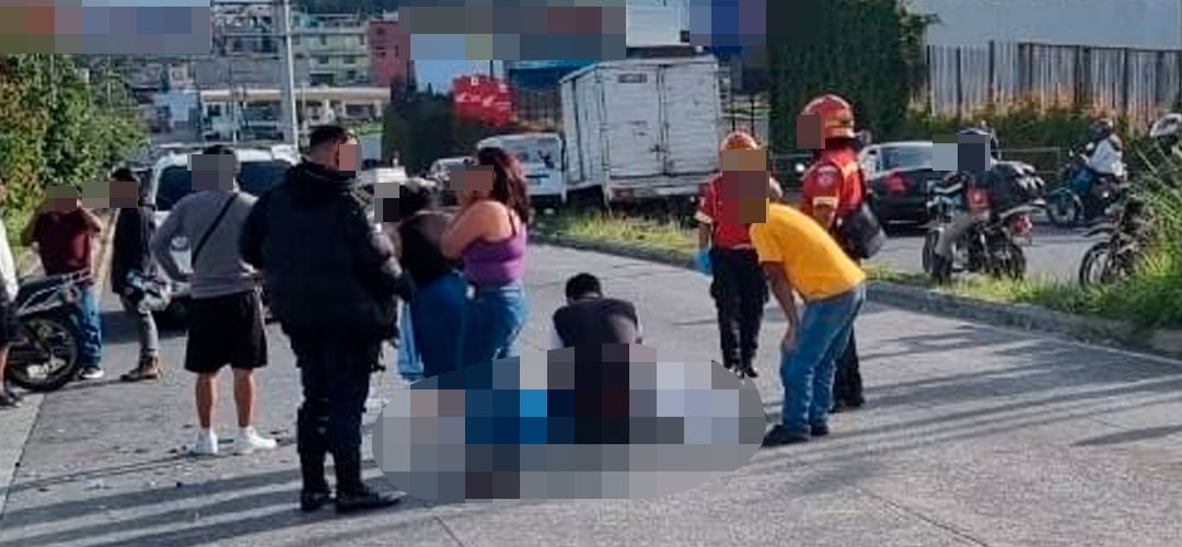 Muere adulto mayor en accidente de tránsito en la zona 4 de Mixco