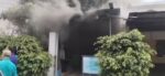 Vivienda prendió en llamas en Villa Nueva