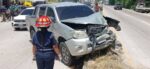 Fuerte colisión se registra en la ruta al Atlántico