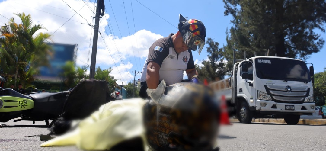 Motorista pierde la vida en accidente de tránsito en zona 7