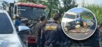 Fuerte colisión entre camiones complica el tránsito en la Ruta Nacional 14