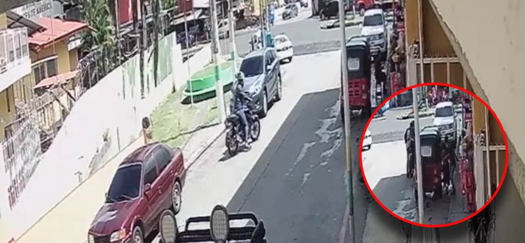 Así fue el ataque armado en Villa Hermosa 1 que dejó una víctima mortal dentro de comedor ()VIDEO
