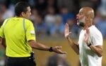 Así fue el monumental enfado de Pep Guardiola con el árbitro tras la derrota