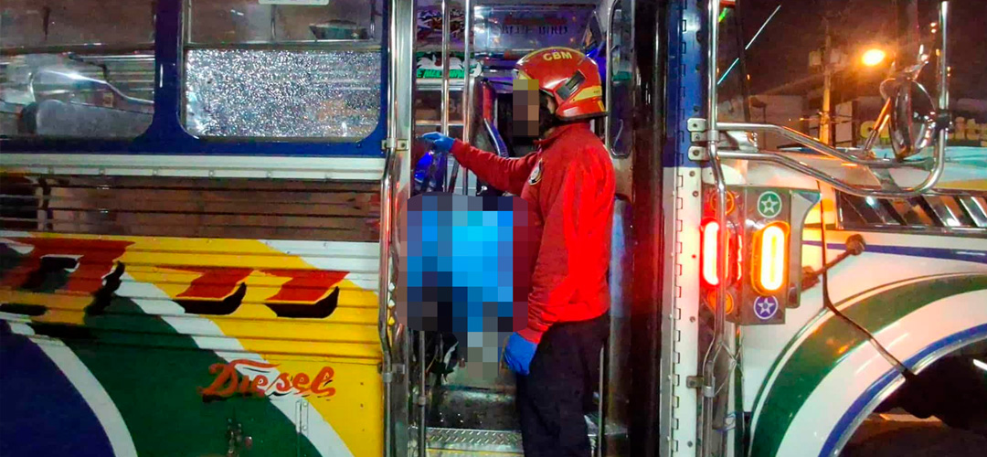 Asesinan a conductor de bus en la zona 10
