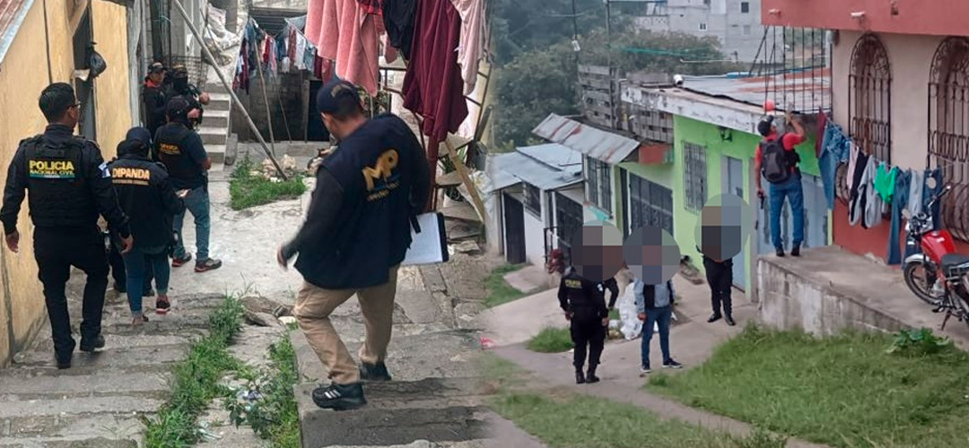 Realizan operativos contra extorsionistas en Escuintla y área Metropolitana