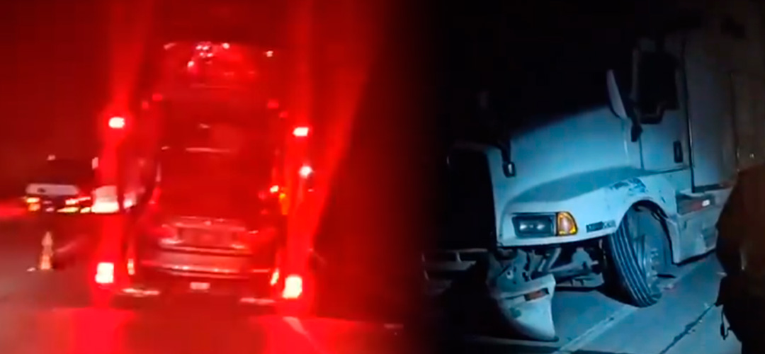 Reportan triple colisión en km 35 ruta al Atlántico