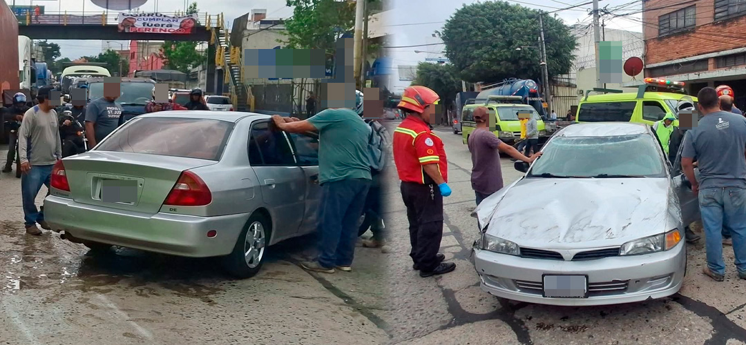 Accidente en calle martí deja a un hombre herido