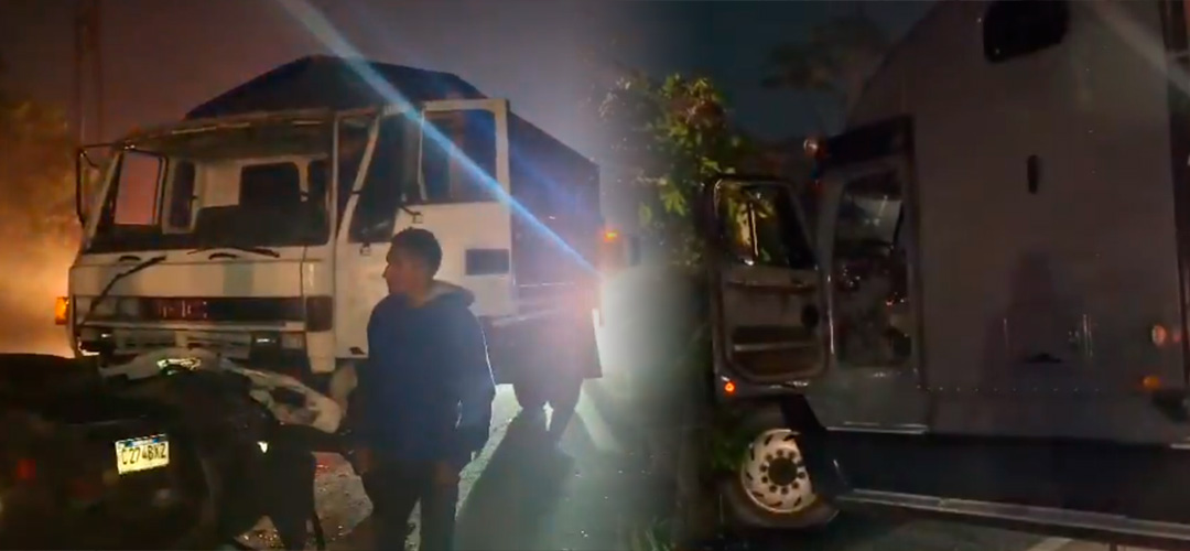 Reportan doble colisión en ruta al Atlántico