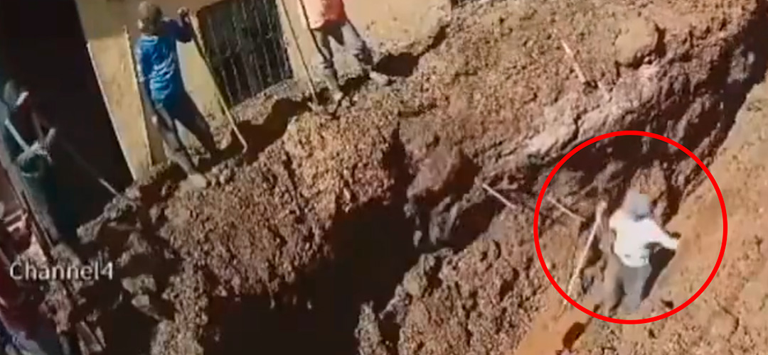 Trabajador sobrevive tras quedar soterrado en Alta Verapaz (VIDEO)
