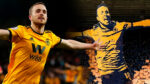 El impresionante tifo de la afición del Wolverhampton dedicado a Diogo Jota