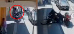 Hombre derriba a motoladrones y son capturados en la zona 1 (VIDEO)