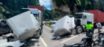 Múltiple colisión en Ruta Interamericana deja dos heridos