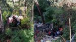 Camión cargado con alimentos cae a hondonada en Quiché