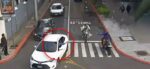 Así fue el ataque armado en zona 14: disparos desde auto alcanzan a motorista (VIDEO)